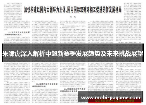 朱啸虎深入解析中超新赛季发展趋势及未来挑战展望