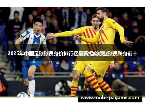 2025年中国足球球员身价排行榜最新揭晓哪些球员跻身前十